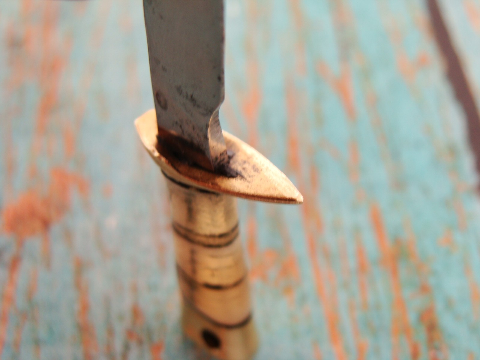 HANDMADE MINIATURE HORN HUNTING BOWIE KNIFE MINI CHARM PENDANT CUSTOM KNIVES