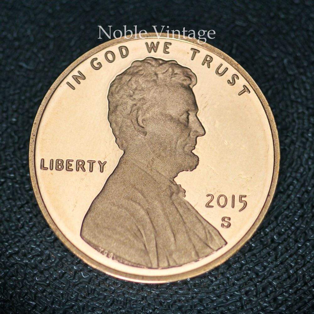 2015 S Proof Lincoln Shield Cent - From a Proof Set - Nice Toning - Lot B