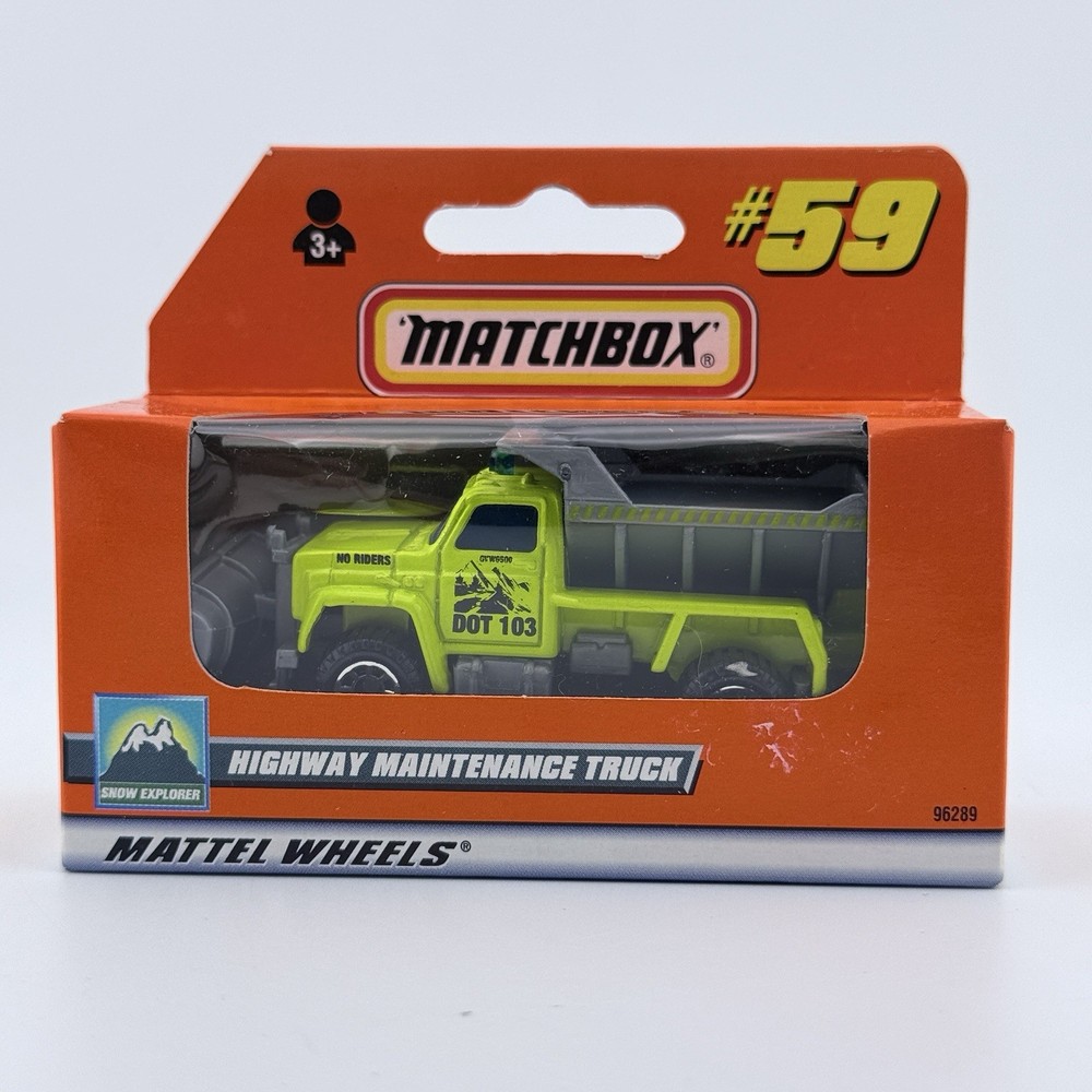 2000 MATCHBOX HIGHWAY MAINTENANCE TRUCK, #59