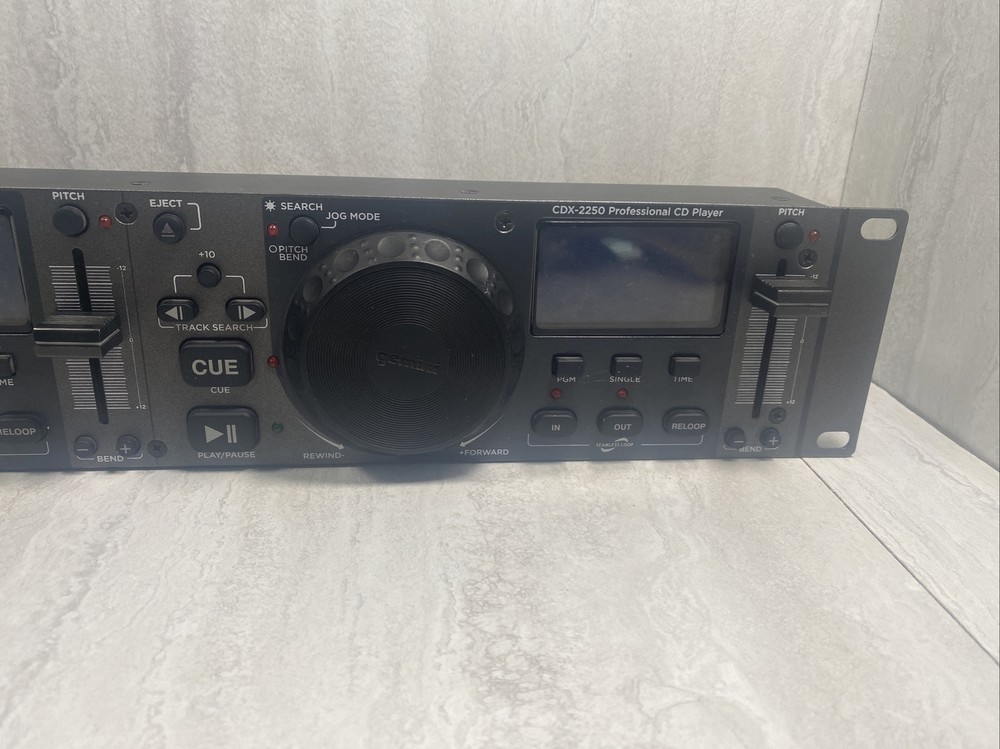 Gemini CDX-2250 Dual Rack Mount Professional CD Player
