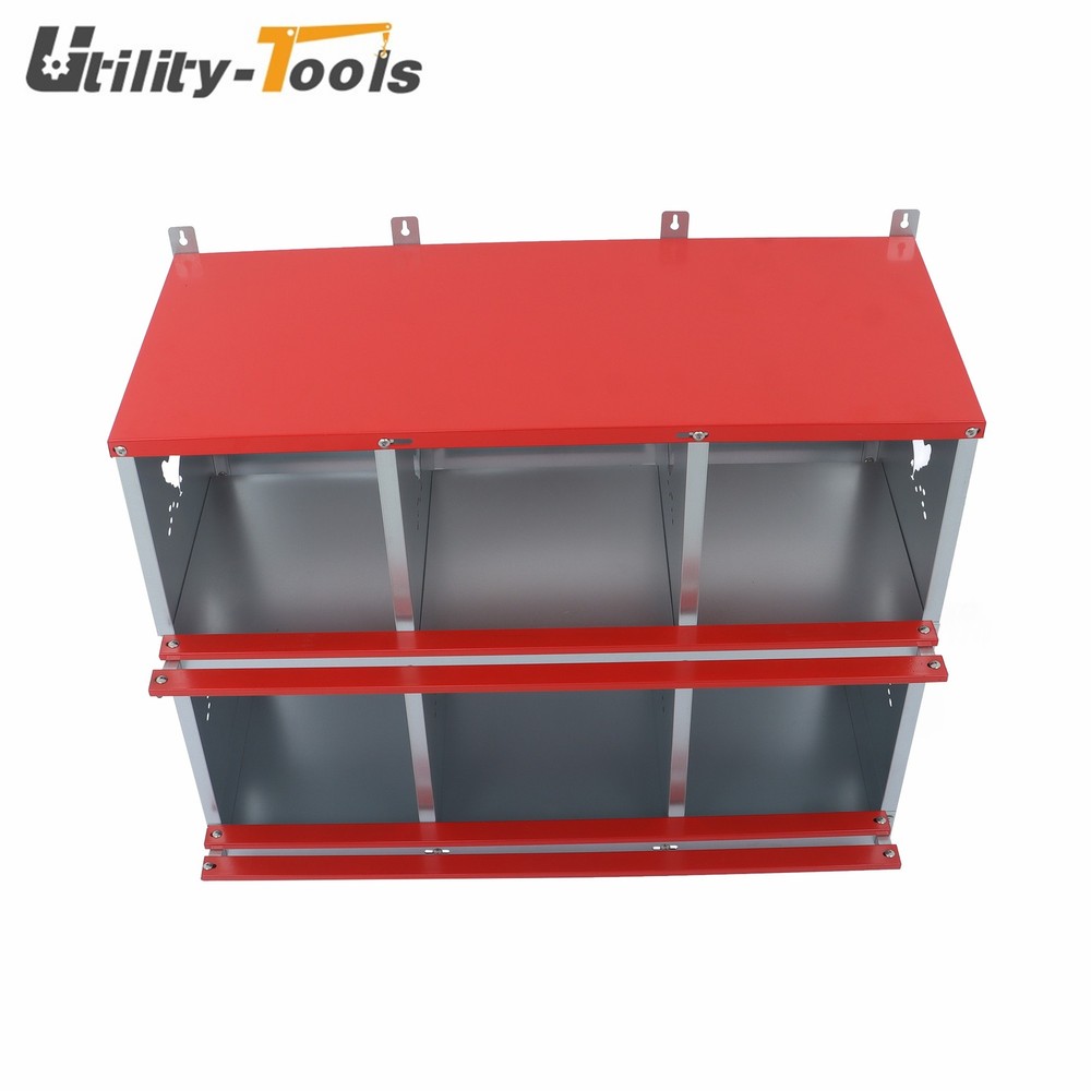 Durable Materials Nesting Box Chicken Laying Boxes 6 Compartment Nesting Boxes