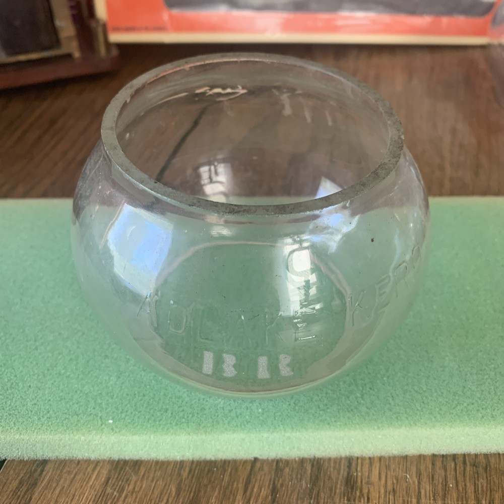 Burlington Route Railroad Lantern Globe