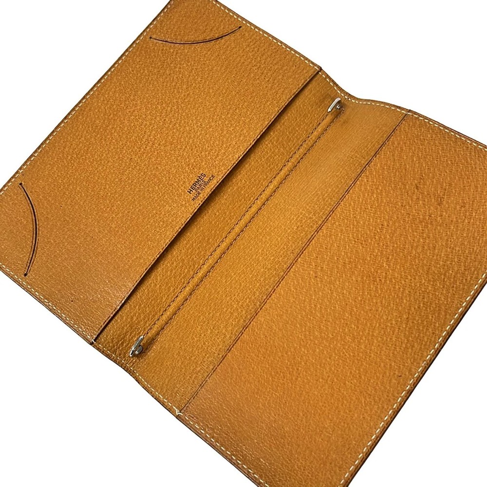 HERMES Vision Brown Leather Square E Agenda