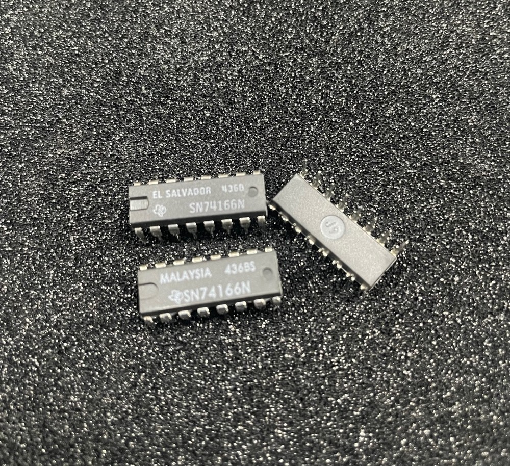 10pc Texas Instruments  SN74166N Parallel Load 8-bit Shift Register DIP-16 74166
