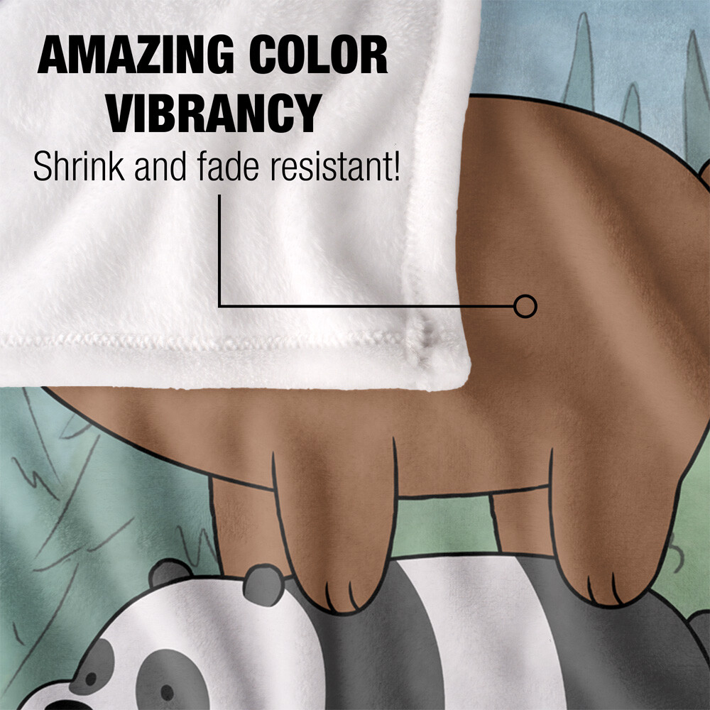 We Bare Bears Bear Stack Silky Touch Super Soft Throw Blanket