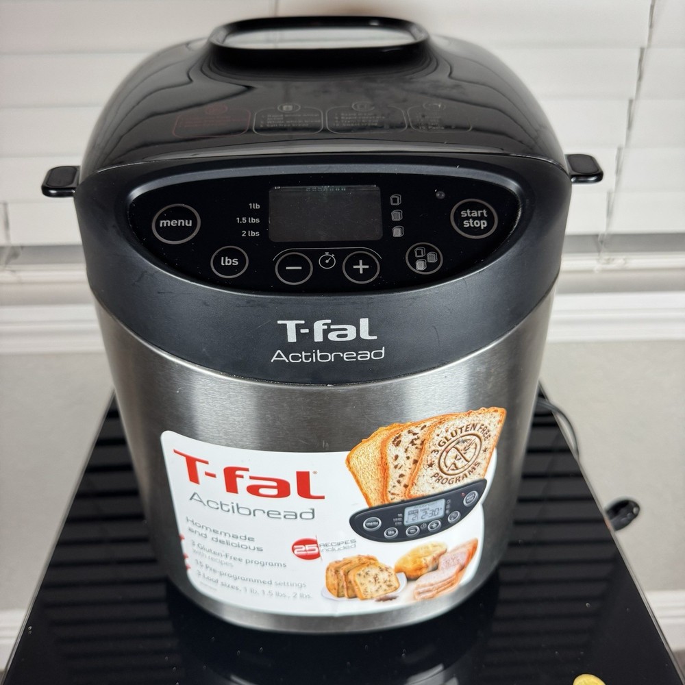 T-Fal ActiBread Programmable Bread Machine. 3 Gluten free settings.