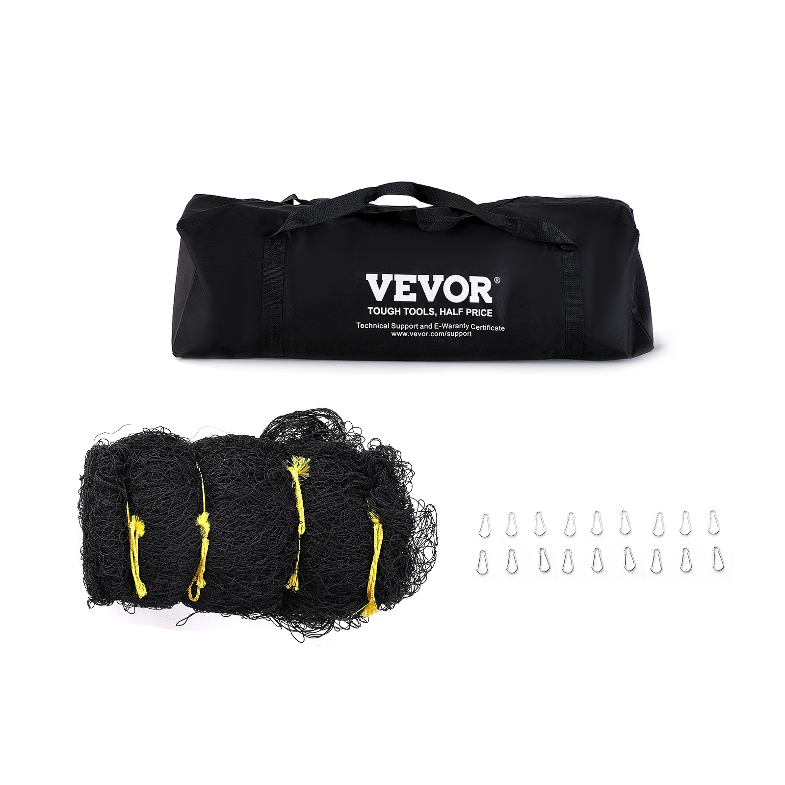 VEVOR 55FT Softball Baseball Cage Netting Heavy Duty PE Pitching Batting Net