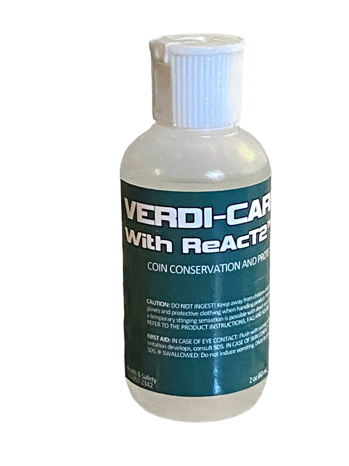 VERDI-CARE™ Coin Conservation Fluid 60mL Remove Verdigris *Official Manufacturer