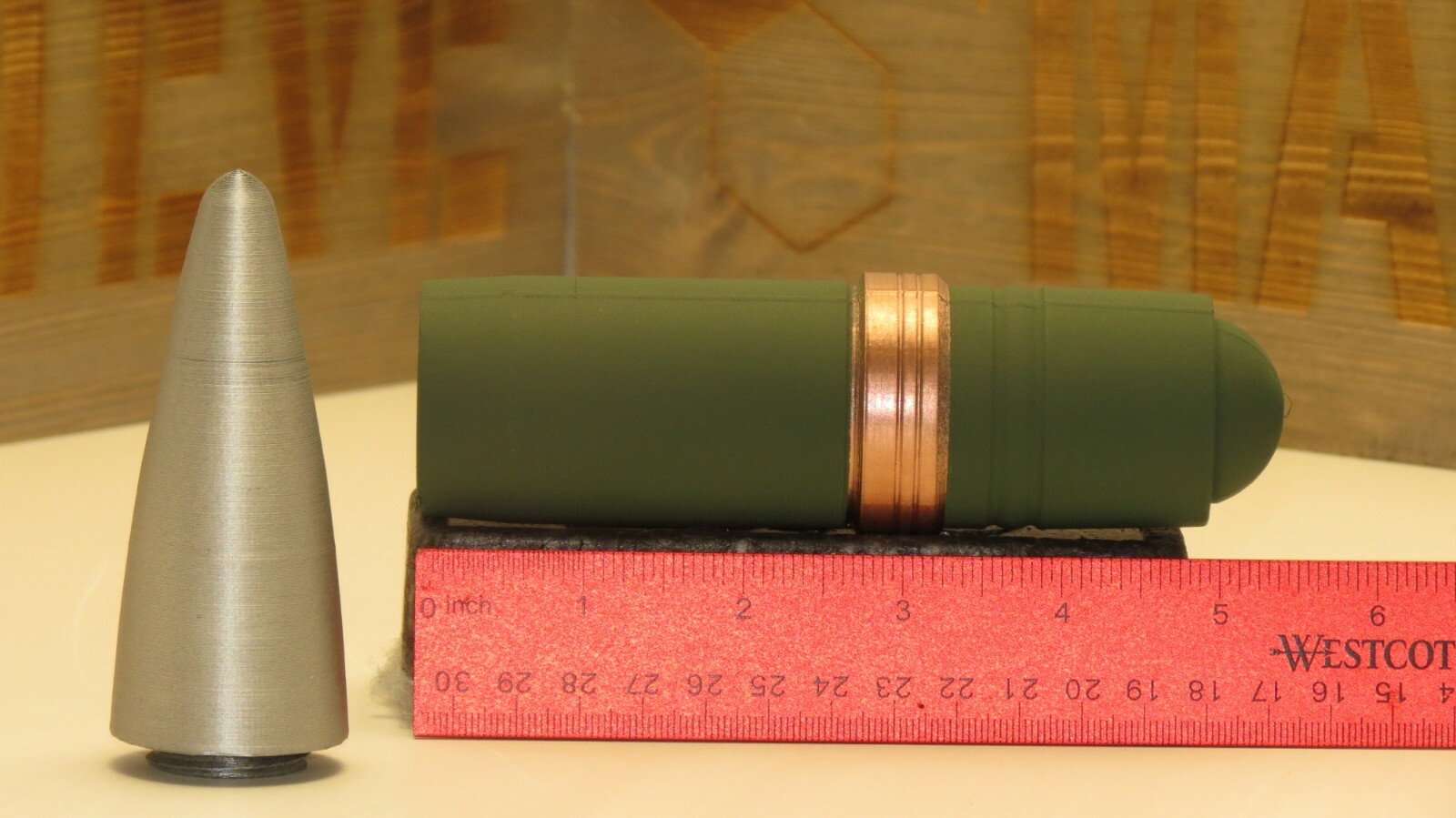 3D Printed 40mm BOFORs L70 Replica - Lifesize! FAKE - Hand Stamped Stencil