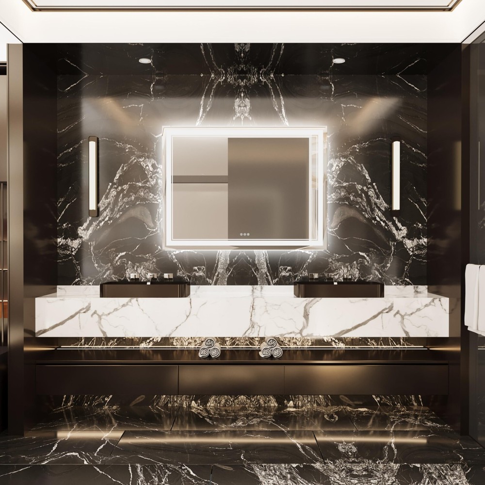 48*36 LED Bathroom Mirror, Lighted Vanity Mirror, Mirror With Light