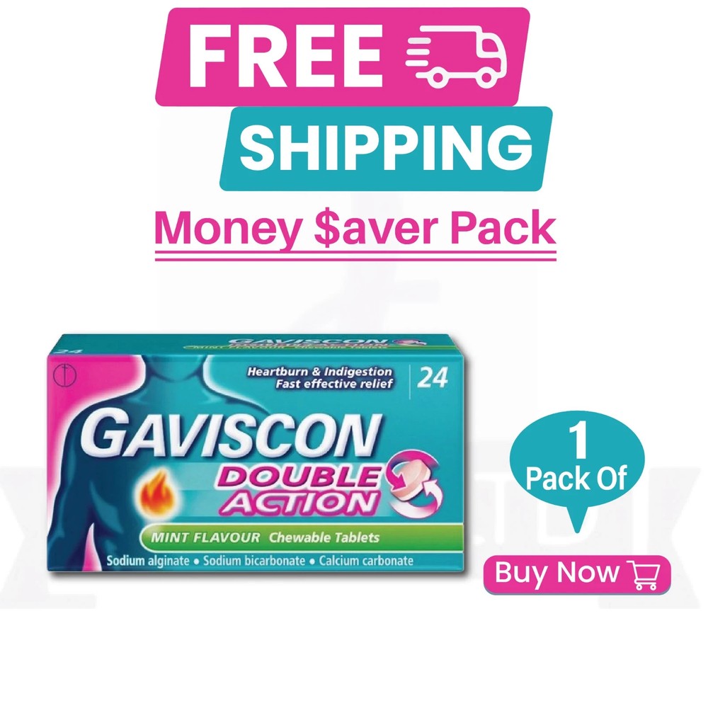 (24CtTablets) GavI$-Con Tablets Double Action