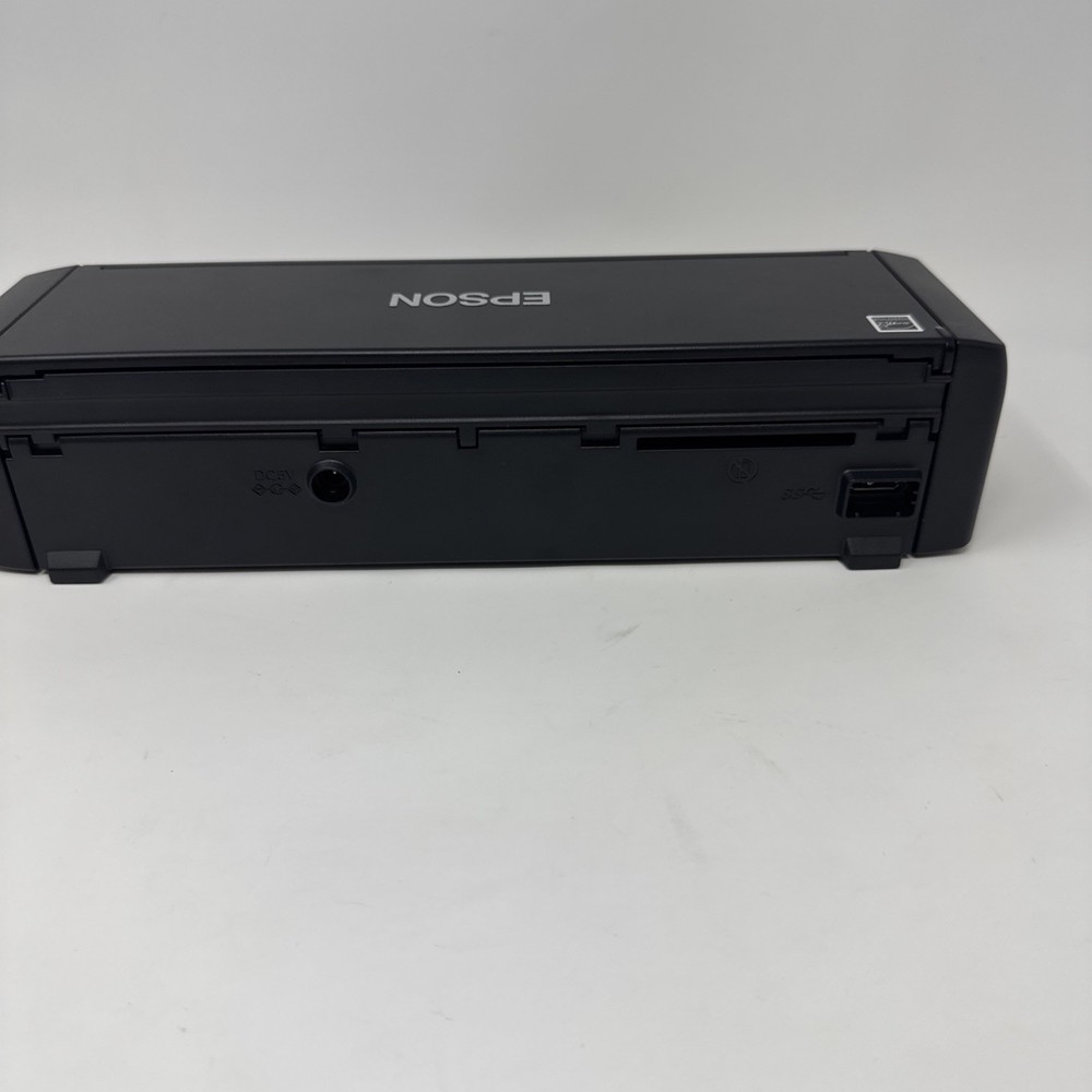 EPSON ES-300W Wireless Duplex Document SCANNER W/Power & USB Cable W/Case Tested