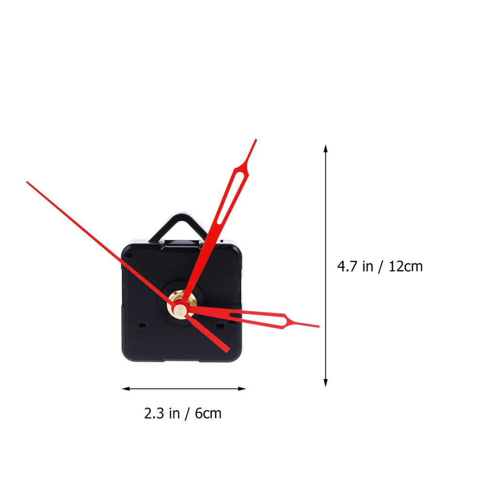 Creative DIY Clock Movement Accessories Wall Clock Parts without Battery Black