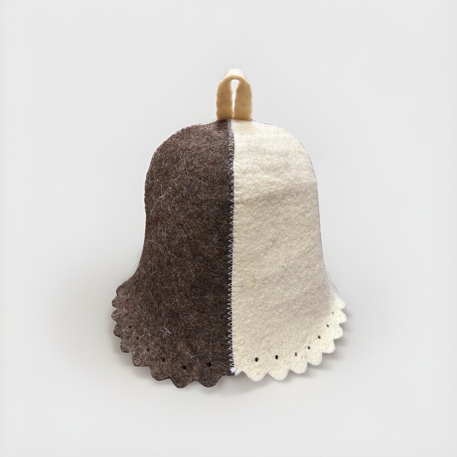 Wool Sauna Hat Natural Felt Banya Bath Hat For Man And Women