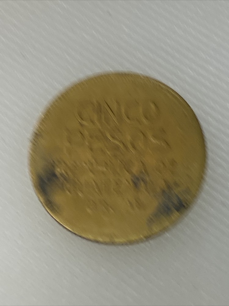 1923 guatemala 5 peso Z2