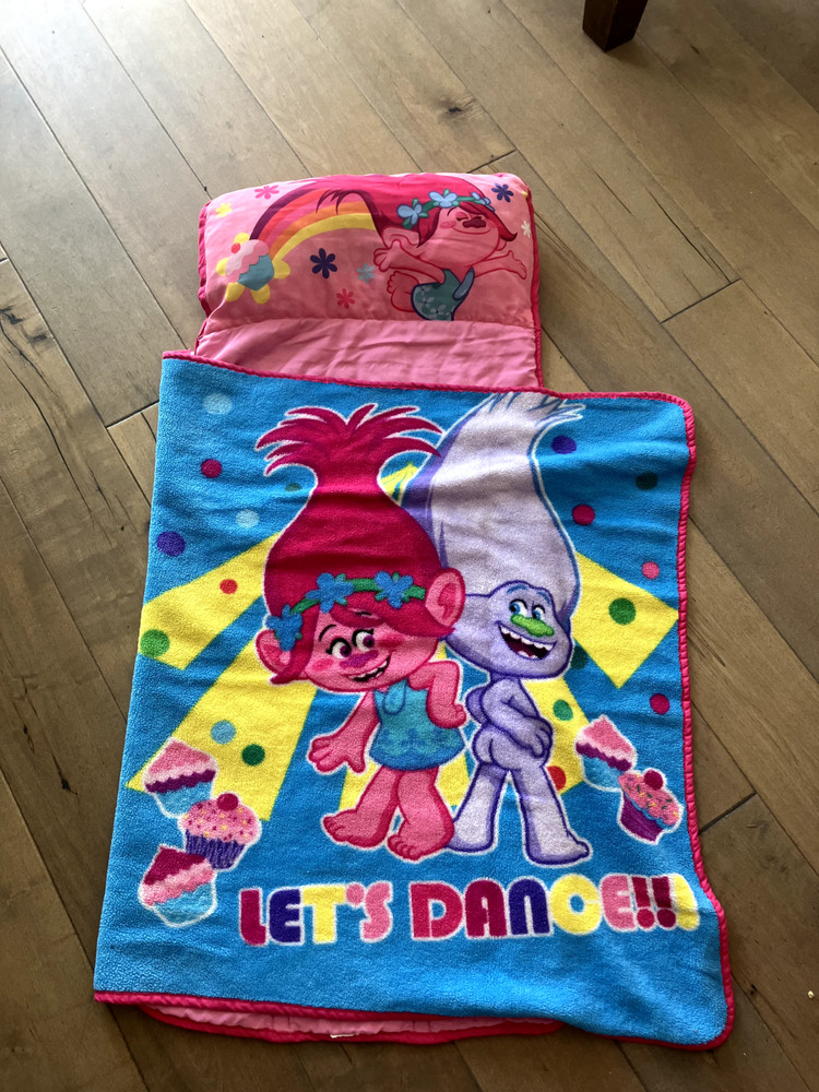 Pink Troll Dance Toddler Sleeping Bag