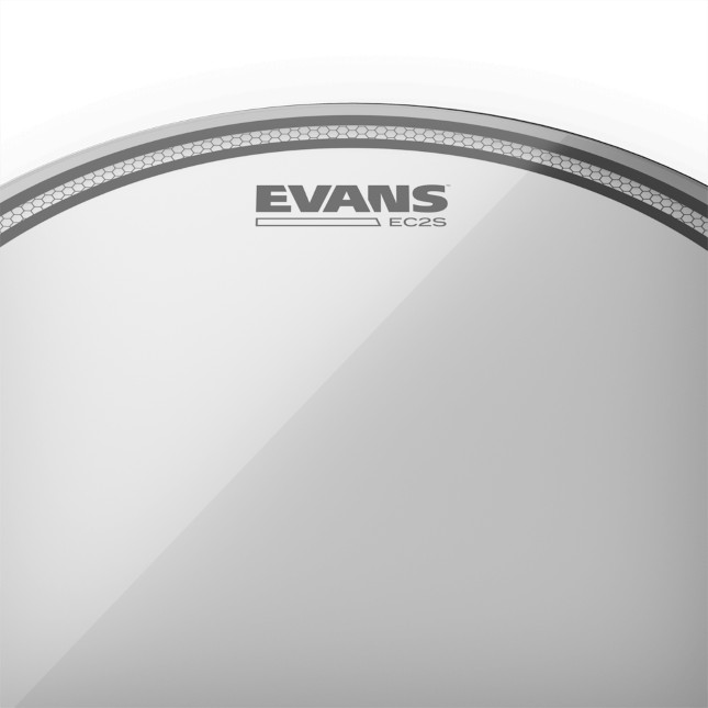 Evans EC2 Clear Tom Drum Head 10 Inch TT10EC2S