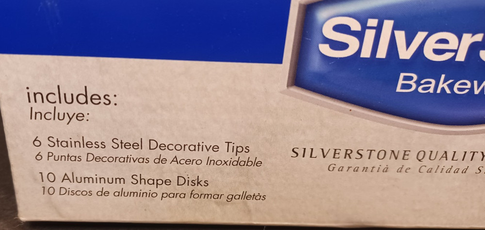 SilverStone Bakeware Cookie Gun Set NEW