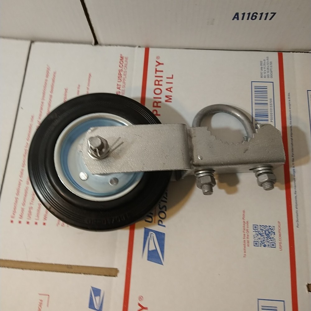 Gate Wheel Supporting Swing Gate with 1-3/8" Thru 2-1/8" Gate Frames Support