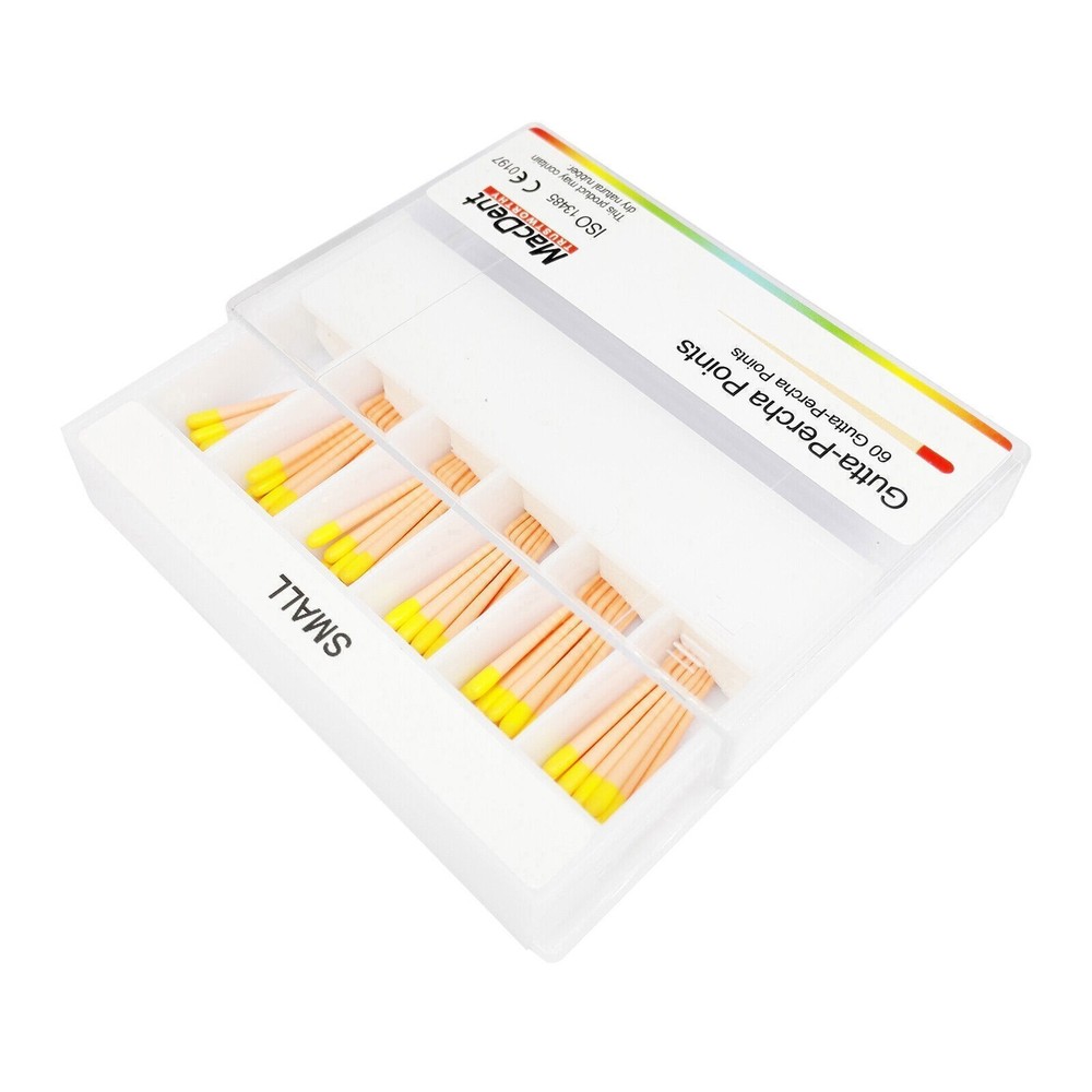 1 Pack MacDent Dental Endodontics Gutta Percha Paper Points Tips DC