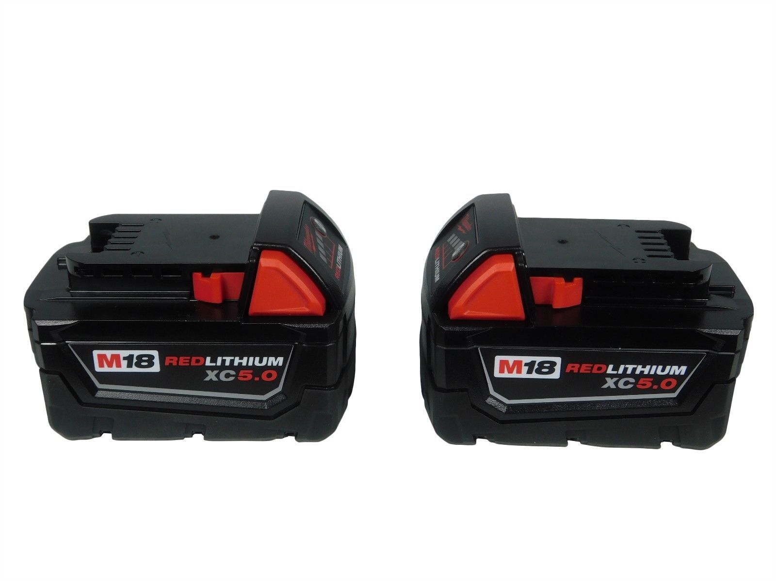 Milwaukee 2 pack of 48-11-1850 Batteries 5.0ah