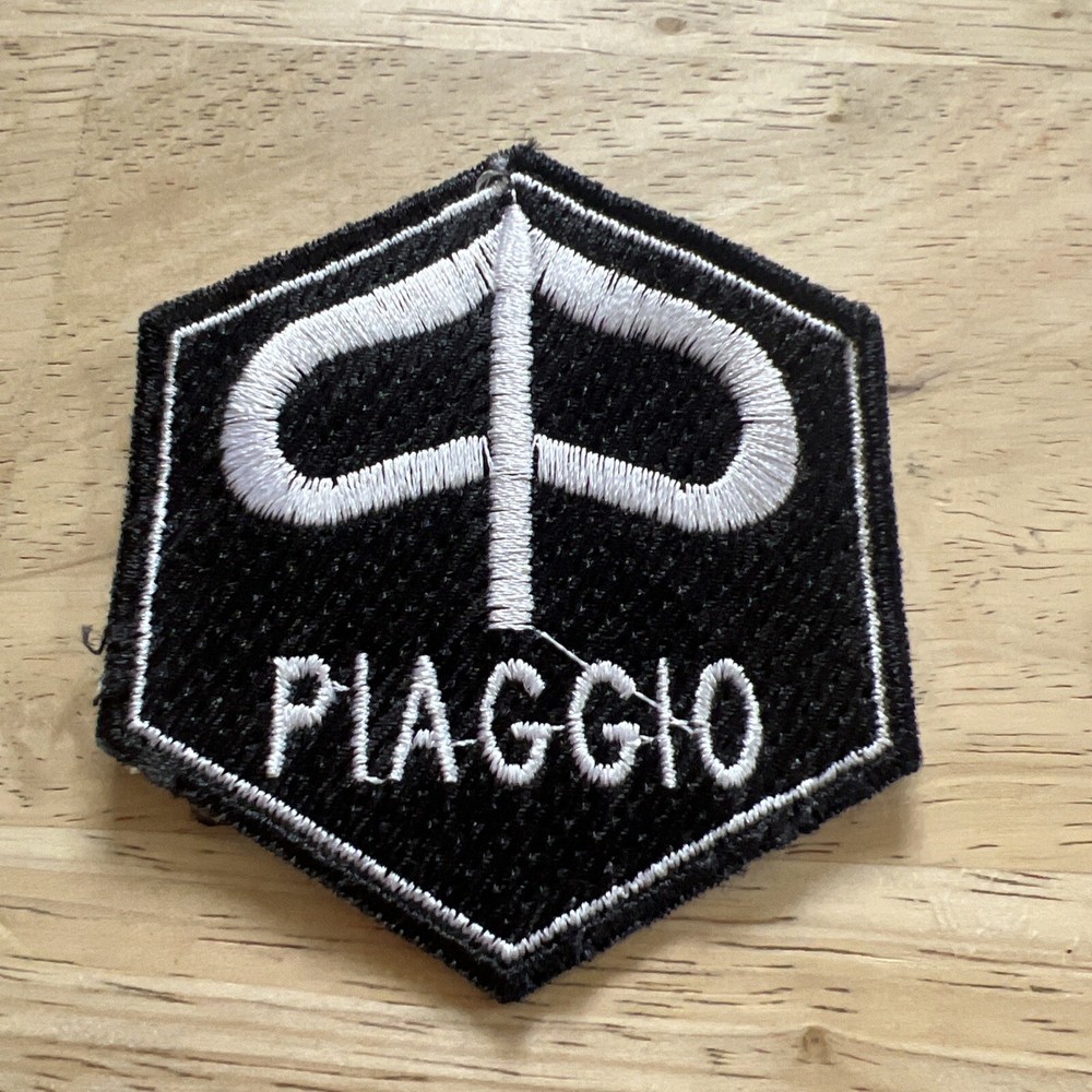 Piaggio (Vespa) Hex Patch - Embroidered - Sew On