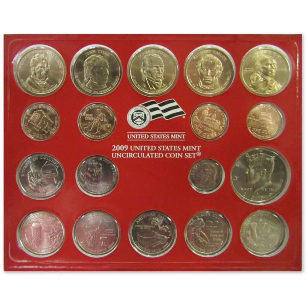 2009 Uncirculated Coin Set U.S Mint Government Packaging OGP COA