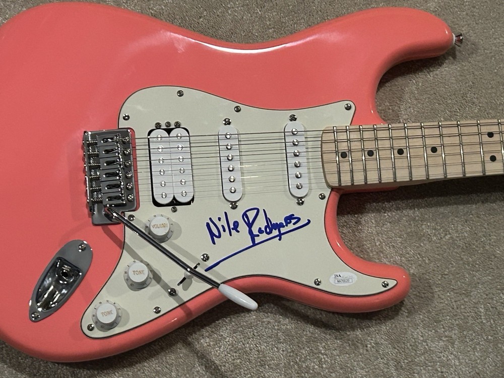 Nile Rodgers Signed Guitar Autographed Chic Daft Punk JSA