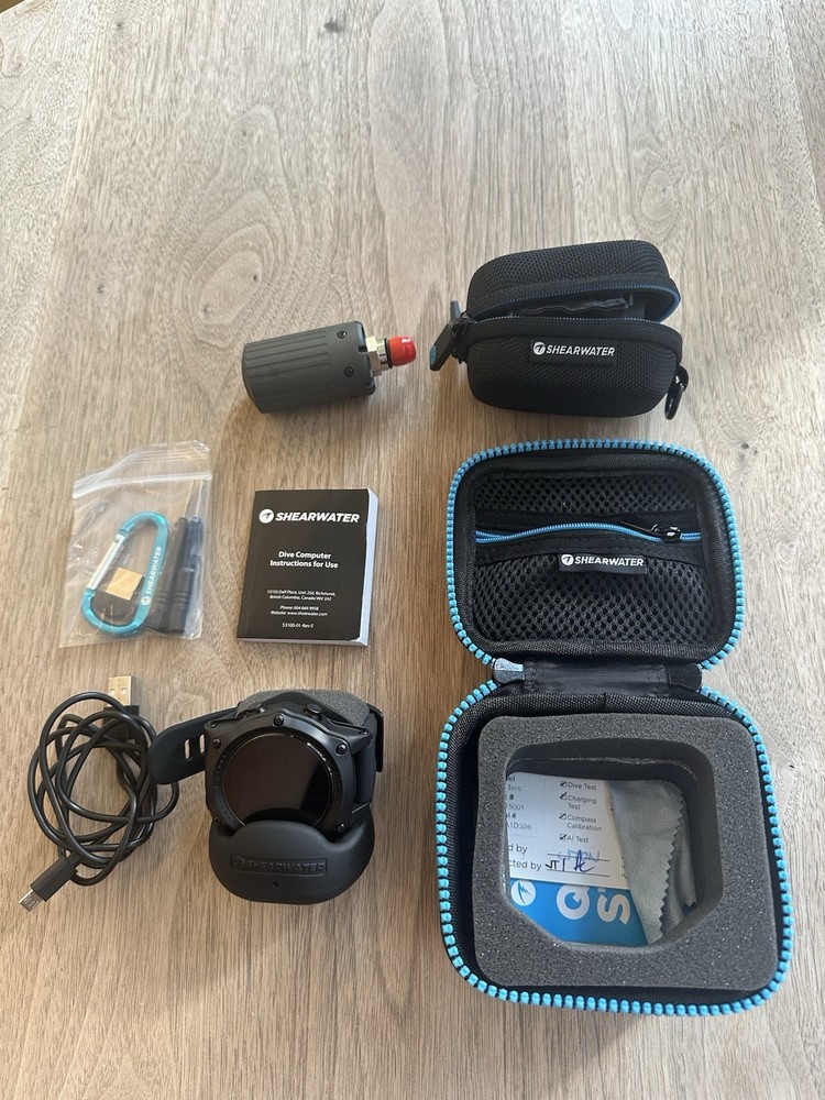 Computer Dive Watch and (Swift Transmitter - Black)