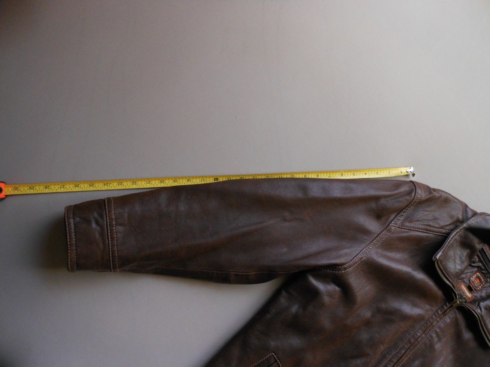 Wilson Large Brown Leather Jacket with Thinsulate Lining