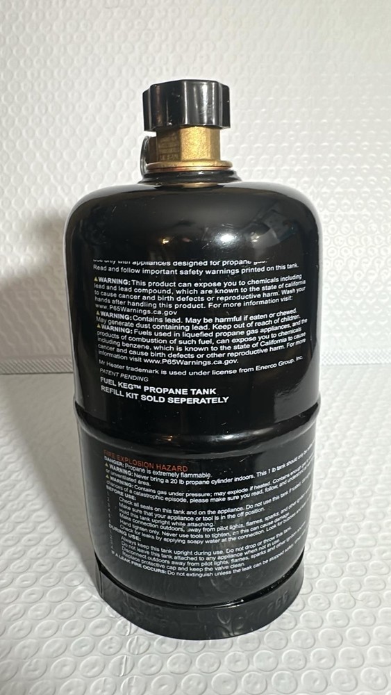 Fuel Keg. - 1 Lb. / 16 Oz. Empty Refillable Propane Tank