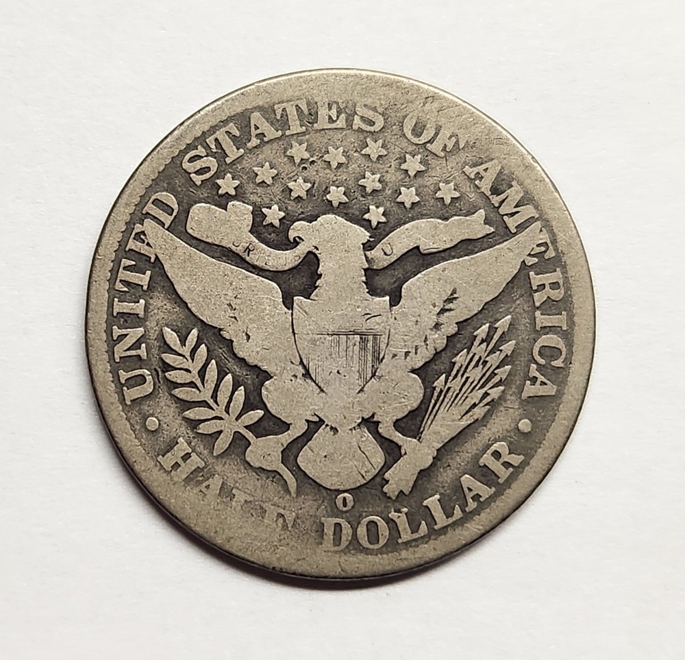 1896-O Barber Half Dollar – AG/VG Choice