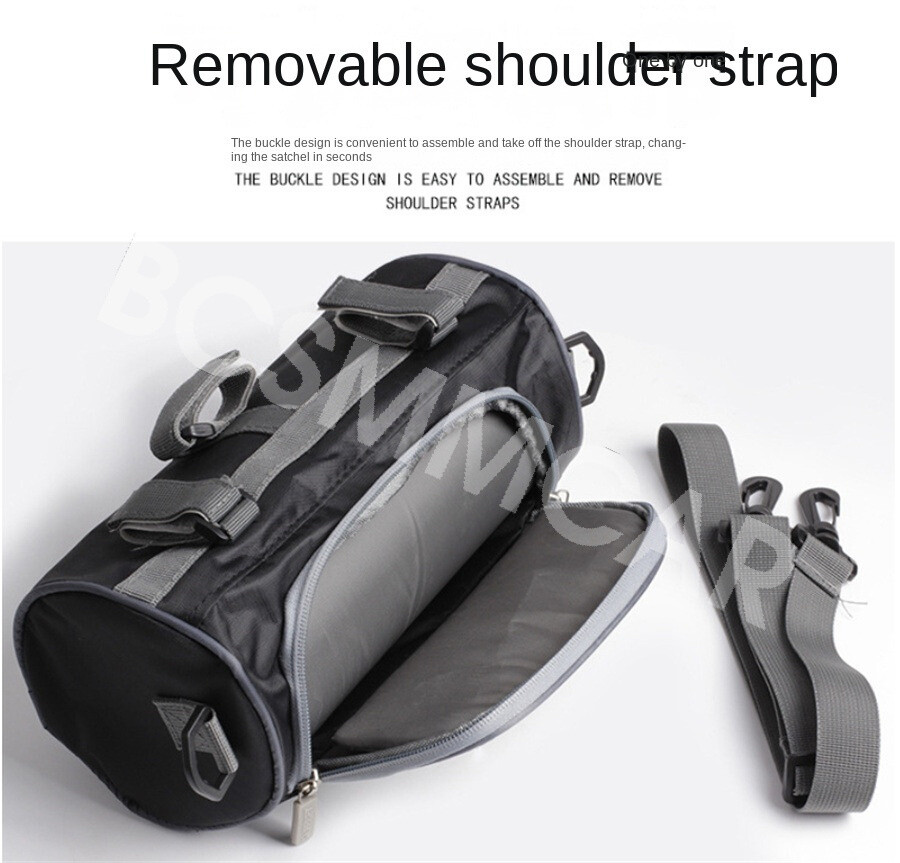 Motorcycle Handlebar Storage Bag Waterproof Front Fork Pouch Bag Capacity 2.5L
