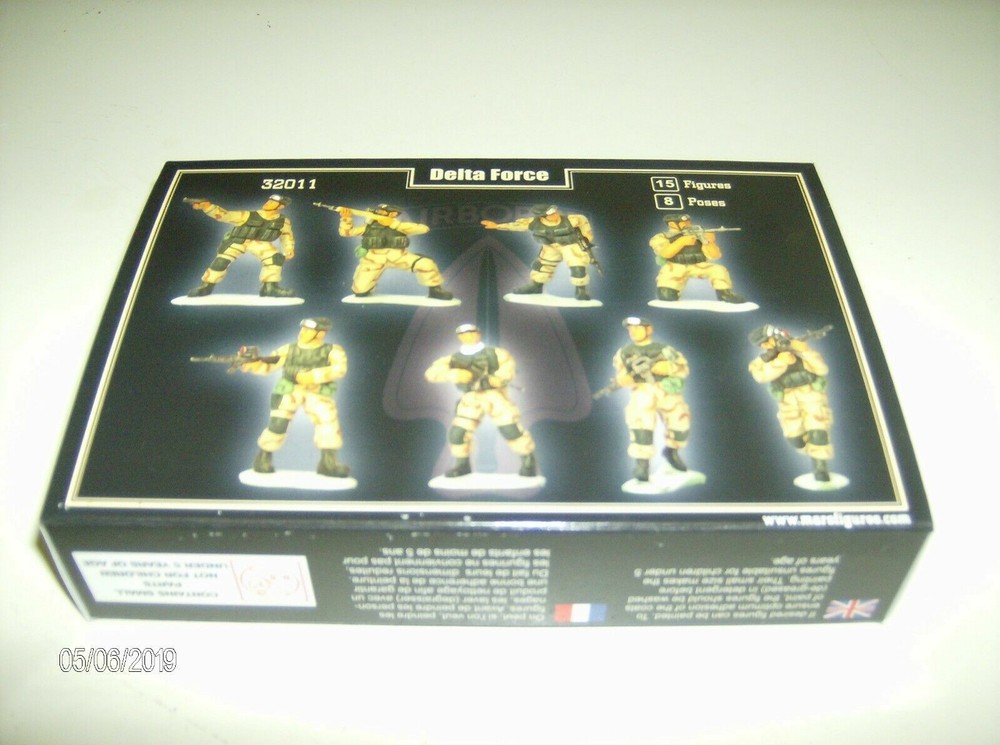 Delta Force, US infantry 15 figures scale 1/32 Mars Figures 32011