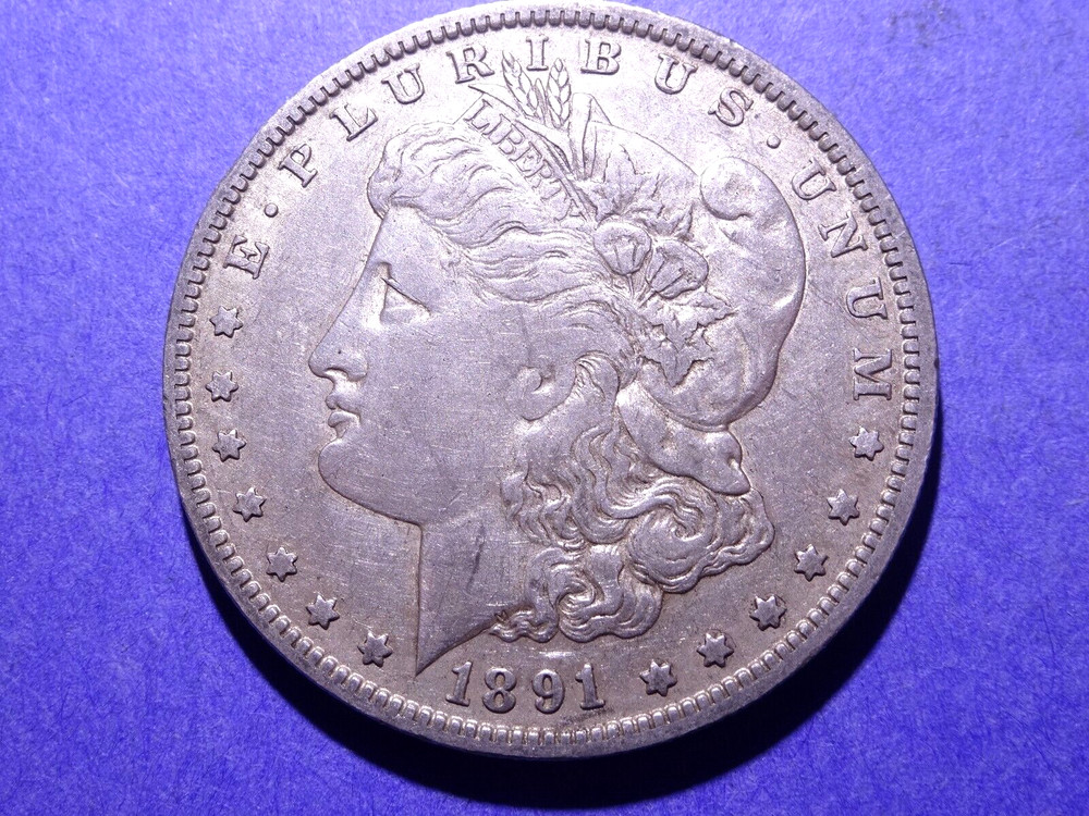 1891-O Morgan Dollar  Ch. VF+
