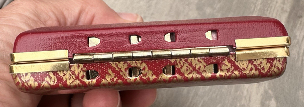 Ronson Varaflame Electronic Butane Lighter box EMPTY Red Logo Hinged