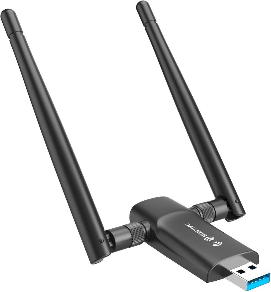 Fast 5GHz/2.4GHz Wireless USB Adapter - Windows Compatible