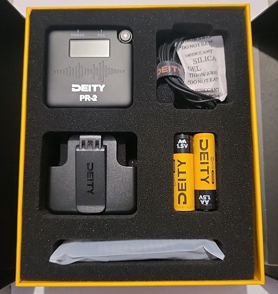 LAST ONE! Deity PR-2 32-Bit Float Recorder + W.Lav Pro Mic - Mint Open Box