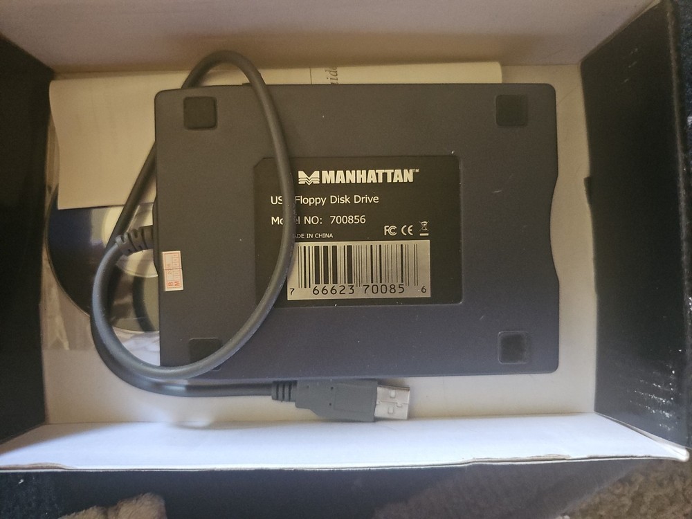 Manhattan Usb Floppy Disk Drive Used Untested