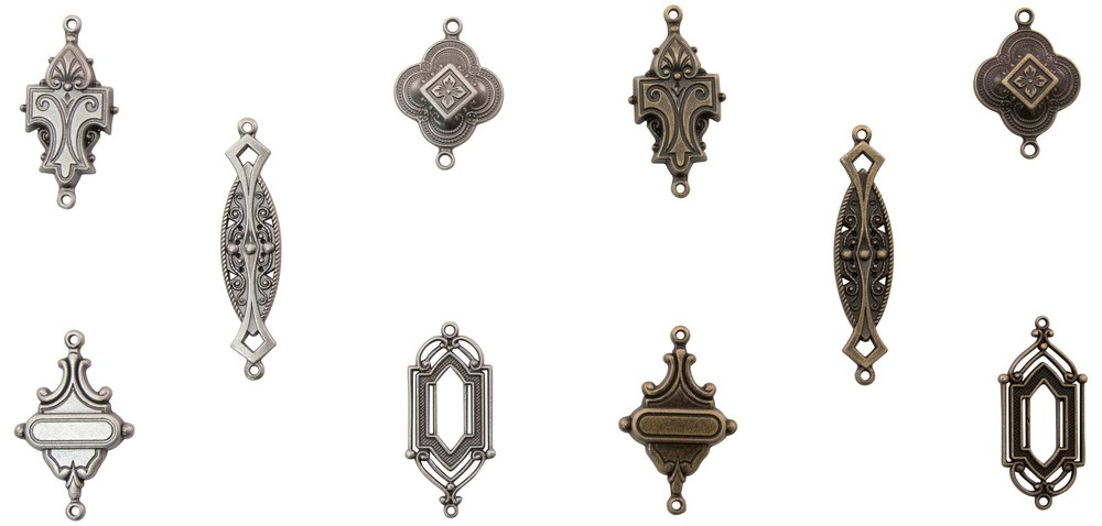 Tim Holtz Assemblage Links 10/Pkg Art Deco