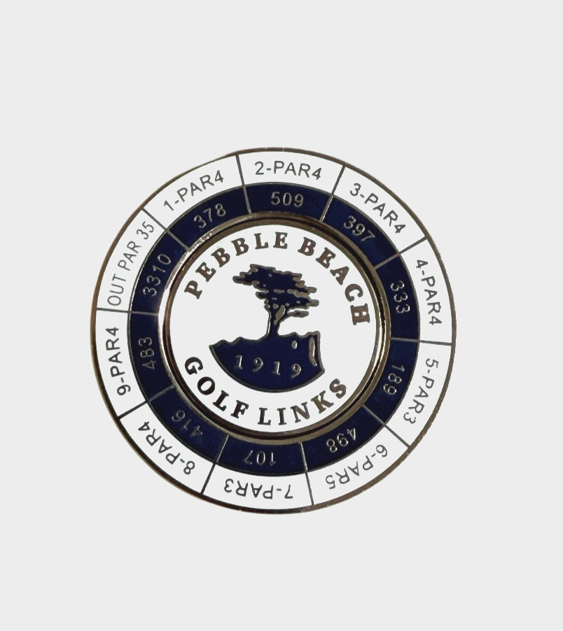 US Open Pebble Beach Golf Links Magnetic Coin and 2 Sided Ball Marker