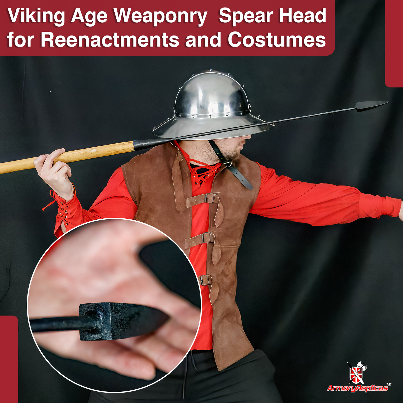 Authentic Roman Pilum Spear - Historical Replica -Collectible & Reenactor Use