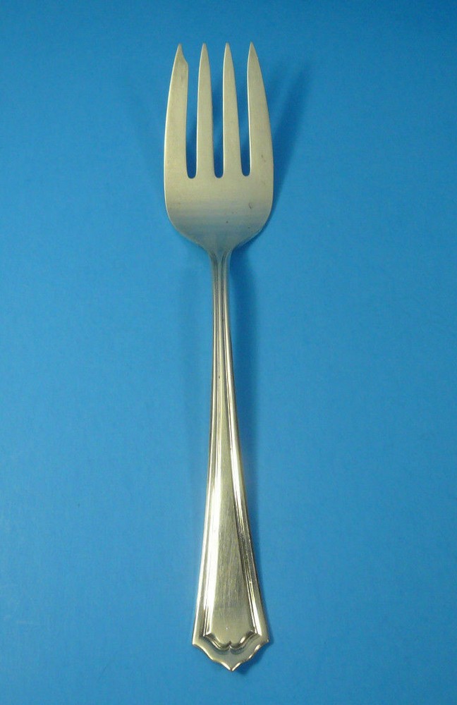 R&B 1923 Ideal Solid Cold Meat Fork Silverplate