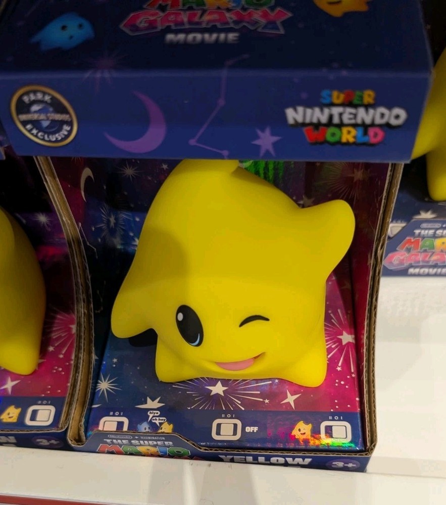 NEW Universal Studio Exclusive Mario Galaxy Yellow Luma Interactive Shoulder Pal