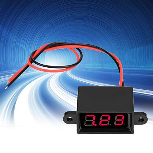 0.28inch Two Wire DC 3.0-30V Digital Voltmeter, Miniature Font backlight red