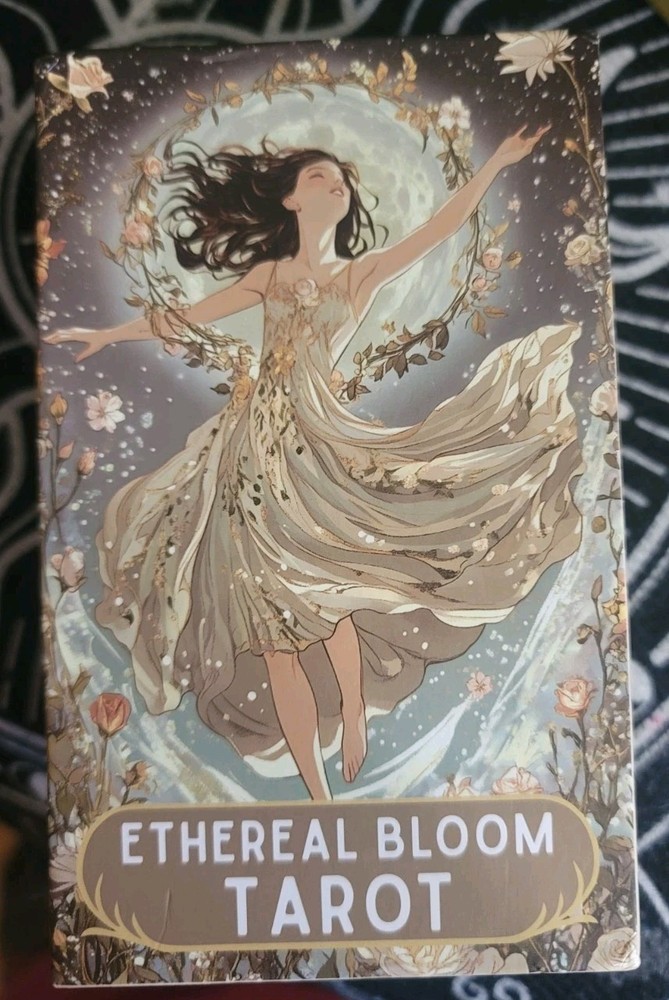 New! The Etheral Bloom Tarot  Deck by Empathsoul with  guidebook.