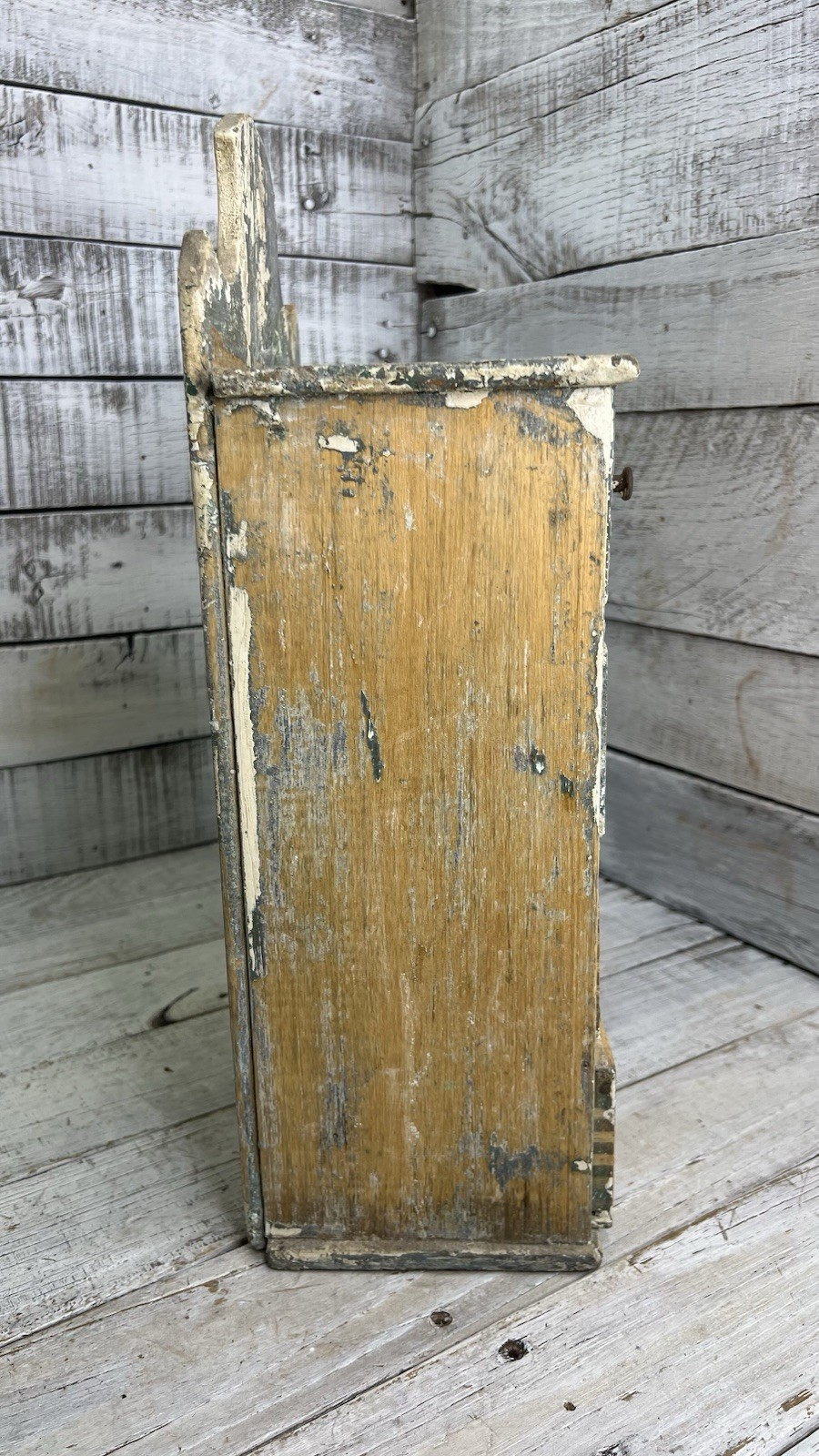 ANTIQUE VINTAGE WOODEN 8 DRAWER SPICE CABINET APOTHECARY CHEST HANDMADE AS IS 🤎