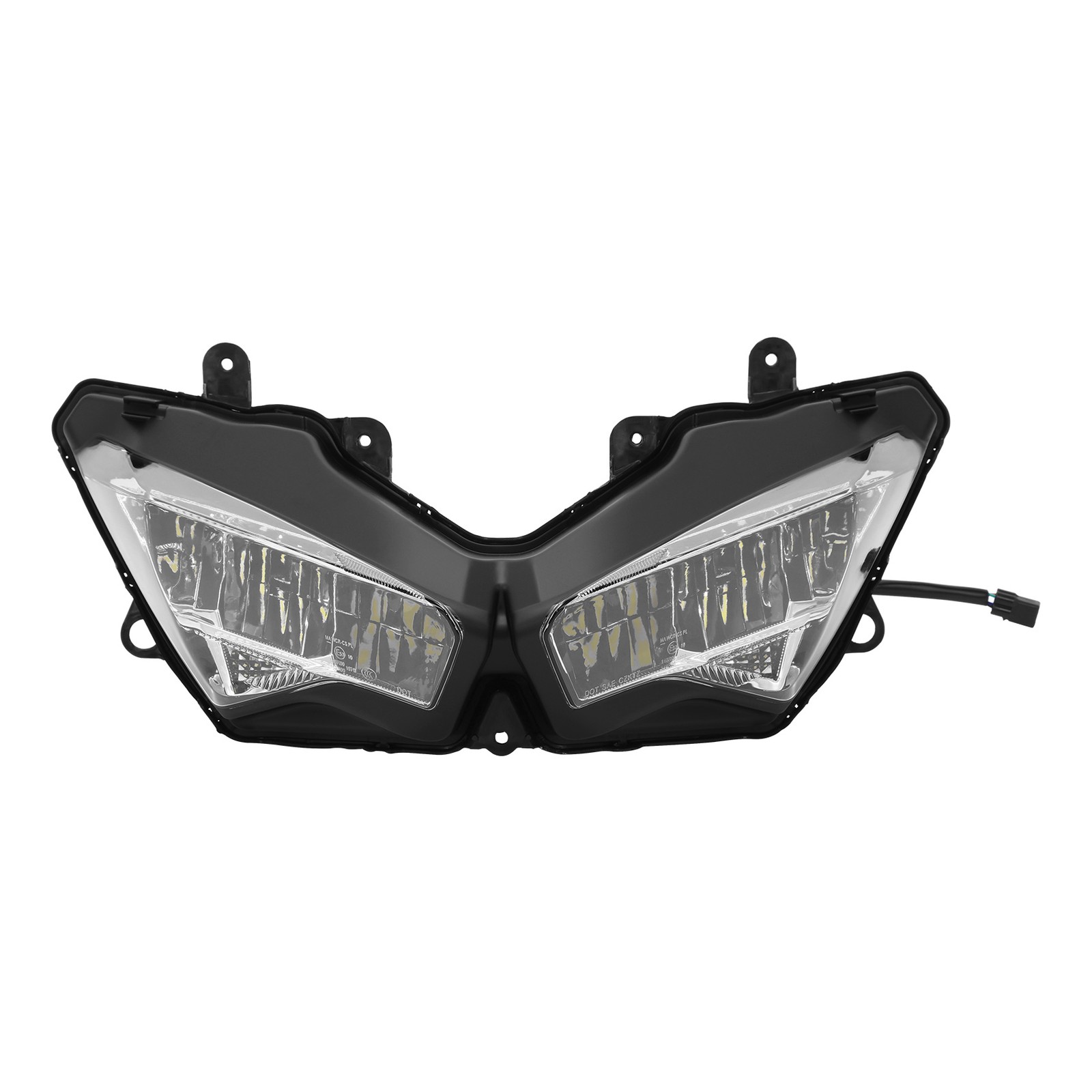 Front LED Headlight Assembly Fit For Kawasaki Ninja 400 2018-2024 650 2020-2025