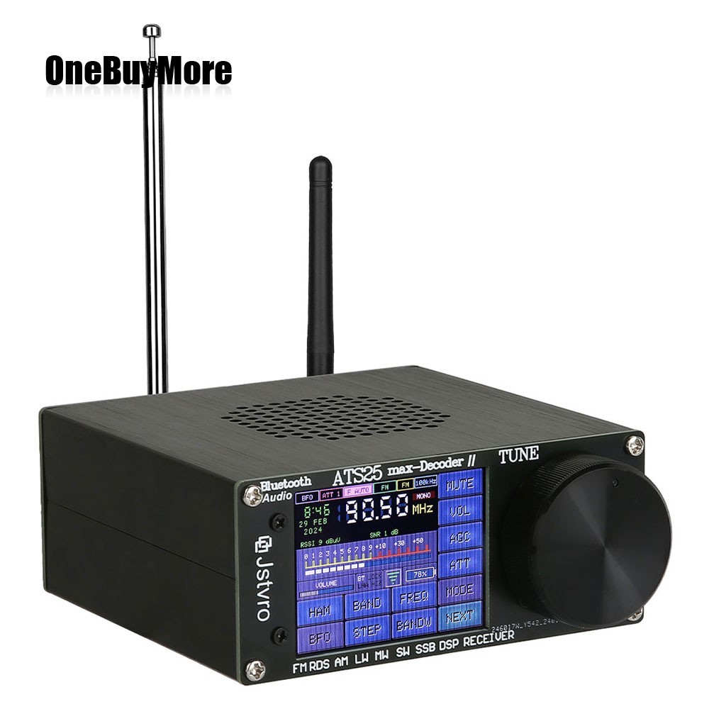 ATS25 Max Decoder II Bluetooth Version Full Radio Receiver FM SW SSB MW LW USA