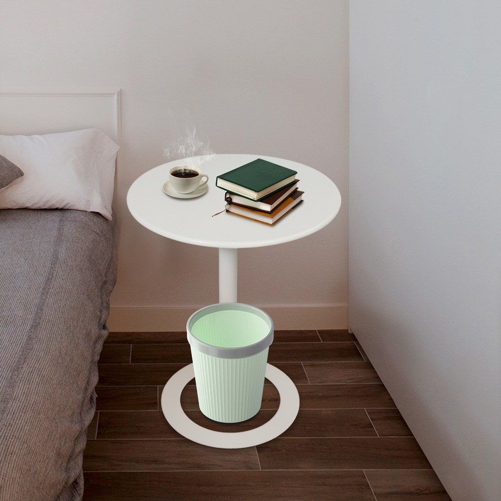 Modern Iron Side Table, Round Side Table,Freestanding Modern Coffee Table